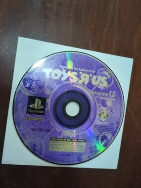 Vintage Toys R Us Interactive Sampler CD Sony Playstation disc only